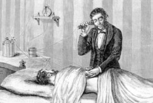 A Doctor Checking on a Patient, 1800s