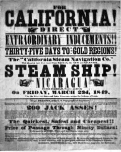 Many Eager Dreamers Rushed to California in 1849