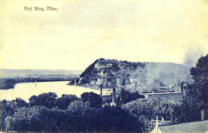 Birds Eye View, Red Wing, 1907, courtesy LakesnWoods.com Postcard and Postcard Image Collection