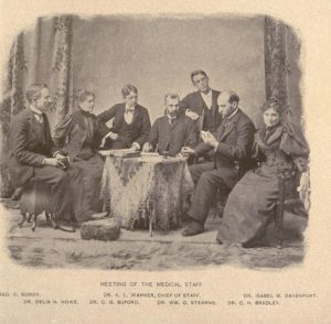 Meeting of the Medical Staff, Kankakee Mental Hospital, circa 1910