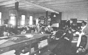 Willard Asylum Patients Working in the Sewing Room
