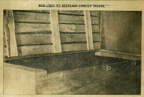 This DeKalb Crib, circa 1905, Was the Type of Device That Could Create Scandal Concerning Asylum Care, courtesy Maryland State Archives