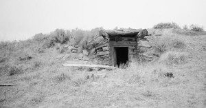 A Sod House Was a Far Cry From Most Settlers' Former Homes, courtesy Library of Congress