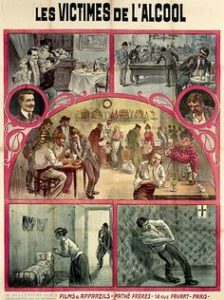 The Victims of Alcohol, Film Poster, 1911