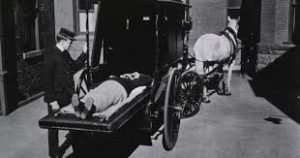 Commericial Hospital Began Ambulance Service in 1865, courtesy National Library of Medicine